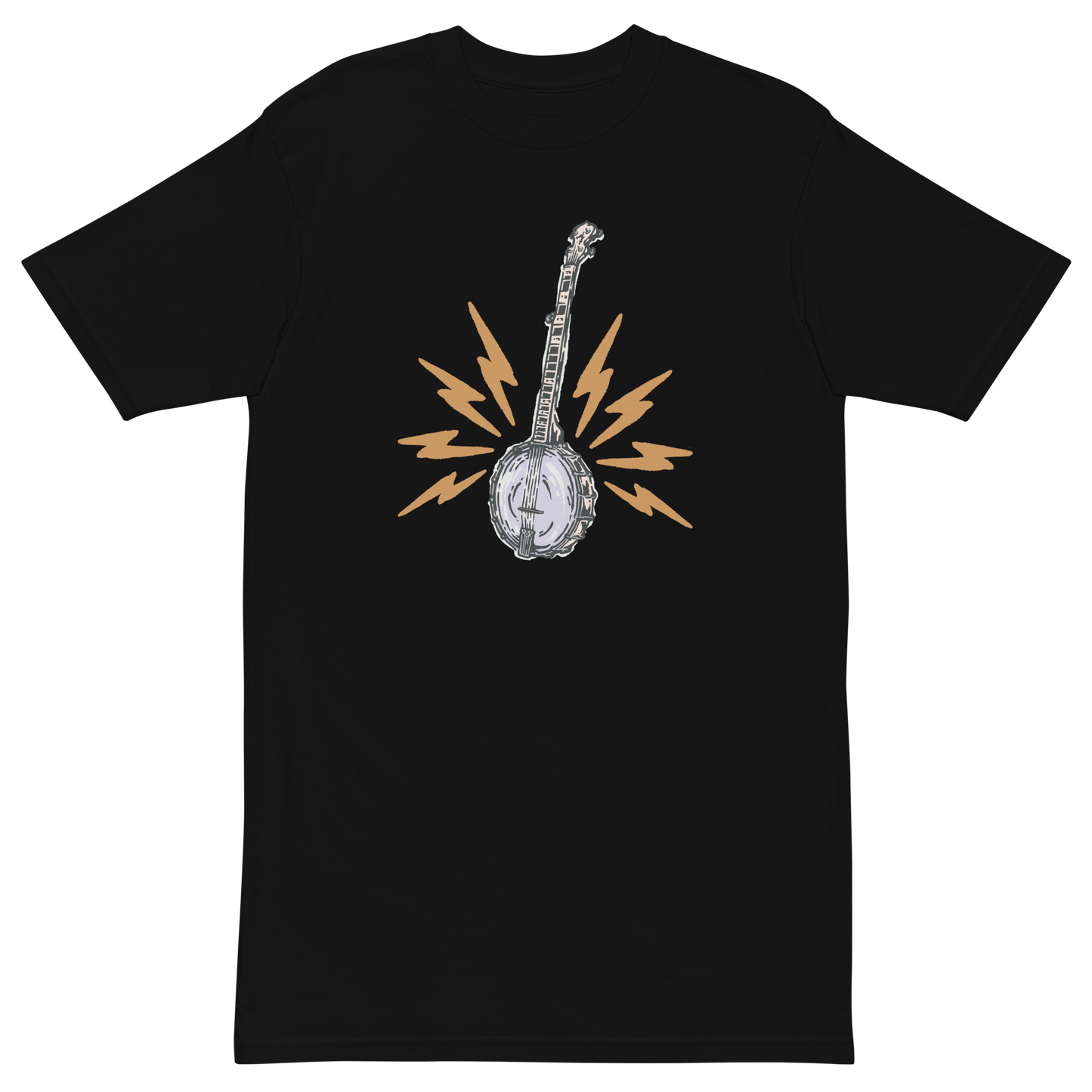 Banjo Power | Lightning - Heavyweight T-shirt