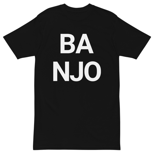 Banjo TYPOGRAPHY - Heavyweight T-Shirt