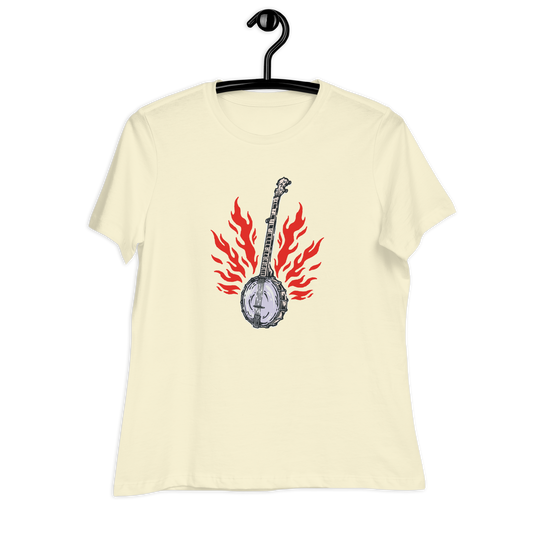 Banjo Power | Fire - Women's Relaxed T-Shirt